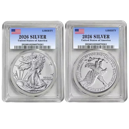 2026 1 oz Silver American Eagle $1 Coin BU